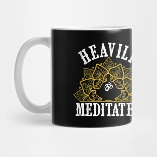 Funny Heavily Meditated Yoga Meditation Mug